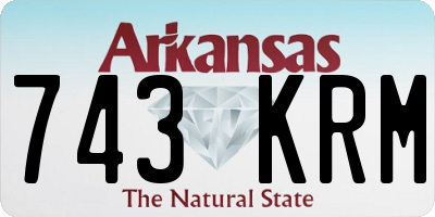 AR license plate 743KRM