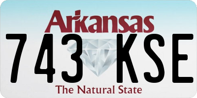 AR license plate 743KSE