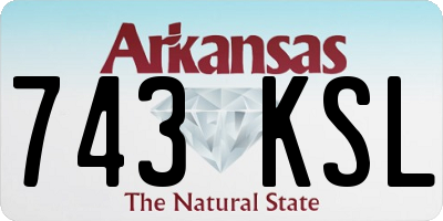 AR license plate 743KSL