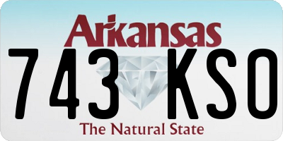 AR license plate 743KSO