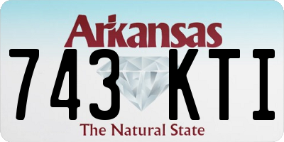 AR license plate 743KTI