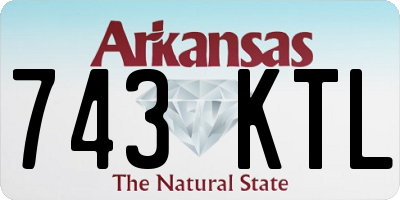 AR license plate 743KTL