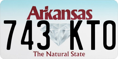 AR license plate 743KTO