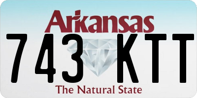 AR license plate 743KTT