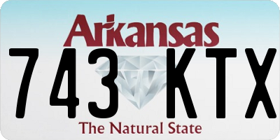 AR license plate 743KTX