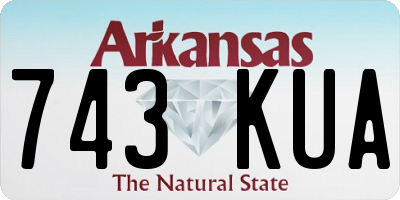 AR license plate 743KUA