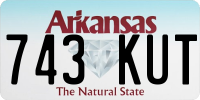 AR license plate 743KUT