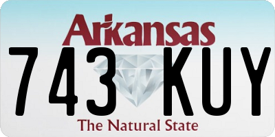 AR license plate 743KUY