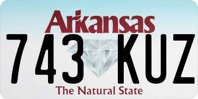 AR license plate 743KUZ