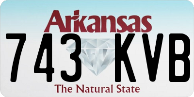AR license plate 743KVB