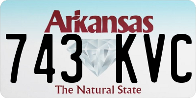 AR license plate 743KVC