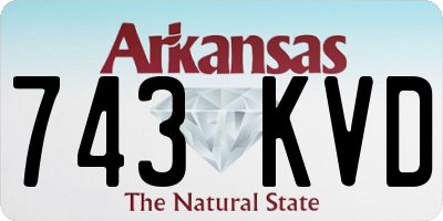 AR license plate 743KVD