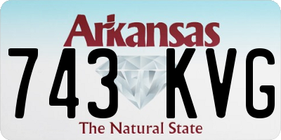 AR license plate 743KVG