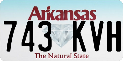 AR license plate 743KVH