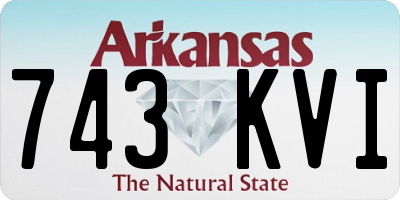 AR license plate 743KVI
