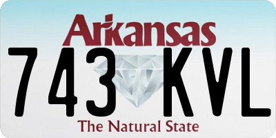 AR license plate 743KVL