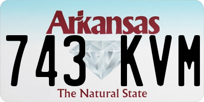 AR license plate 743KVM