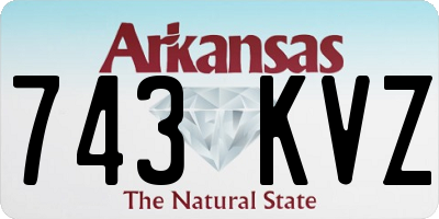 AR license plate 743KVZ