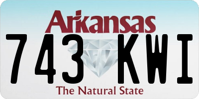 AR license plate 743KWI