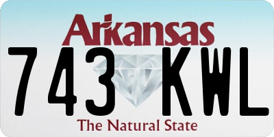 AR license plate 743KWL