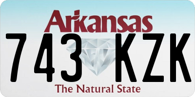 AR license plate 743KZK