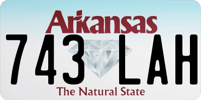 AR license plate 743LAH