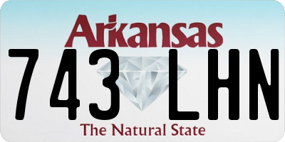 AR license plate 743LHN