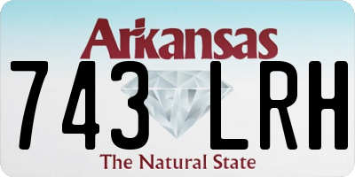 AR license plate 743LRH