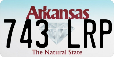 AR license plate 743LRP