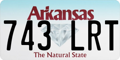 AR license plate 743LRT