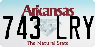 AR license plate 743LRY