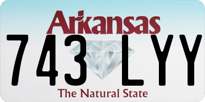 AR license plate 743LYY