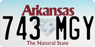 AR license plate 743MGY