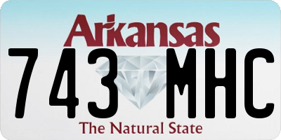 AR license plate 743MHC