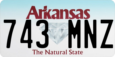 AR license plate 743MNZ