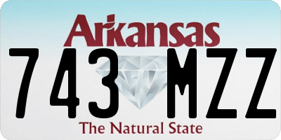 AR license plate 743MZZ