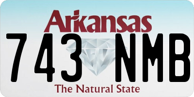 AR license plate 743NMB