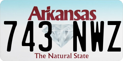 AR license plate 743NWZ