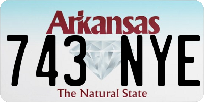 AR license plate 743NYE