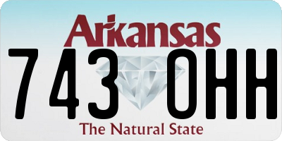 AR license plate 743OHH