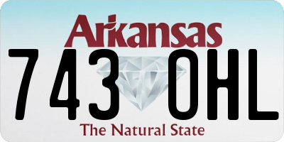 AR license plate 743OHL