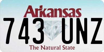 AR license plate 743UNZ