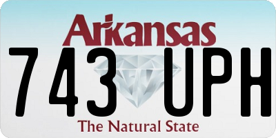 AR license plate 743UPH