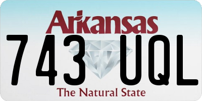 AR license plate 743UQL