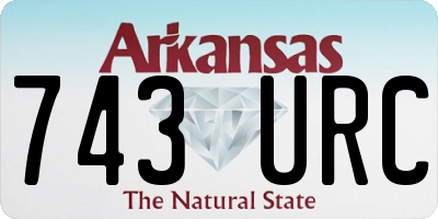 AR license plate 743URC