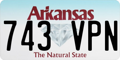 AR license plate 743VPN