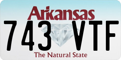 AR license plate 743VTF