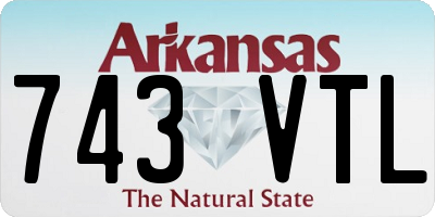 AR license plate 743VTL