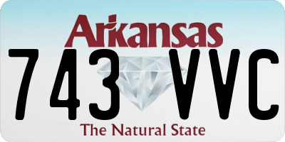 AR license plate 743VVC