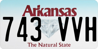 AR license plate 743VVH